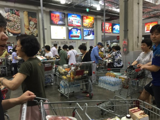 Has anyone seen my husband? White guy, curly hair, adorable white baby strapped to his back...